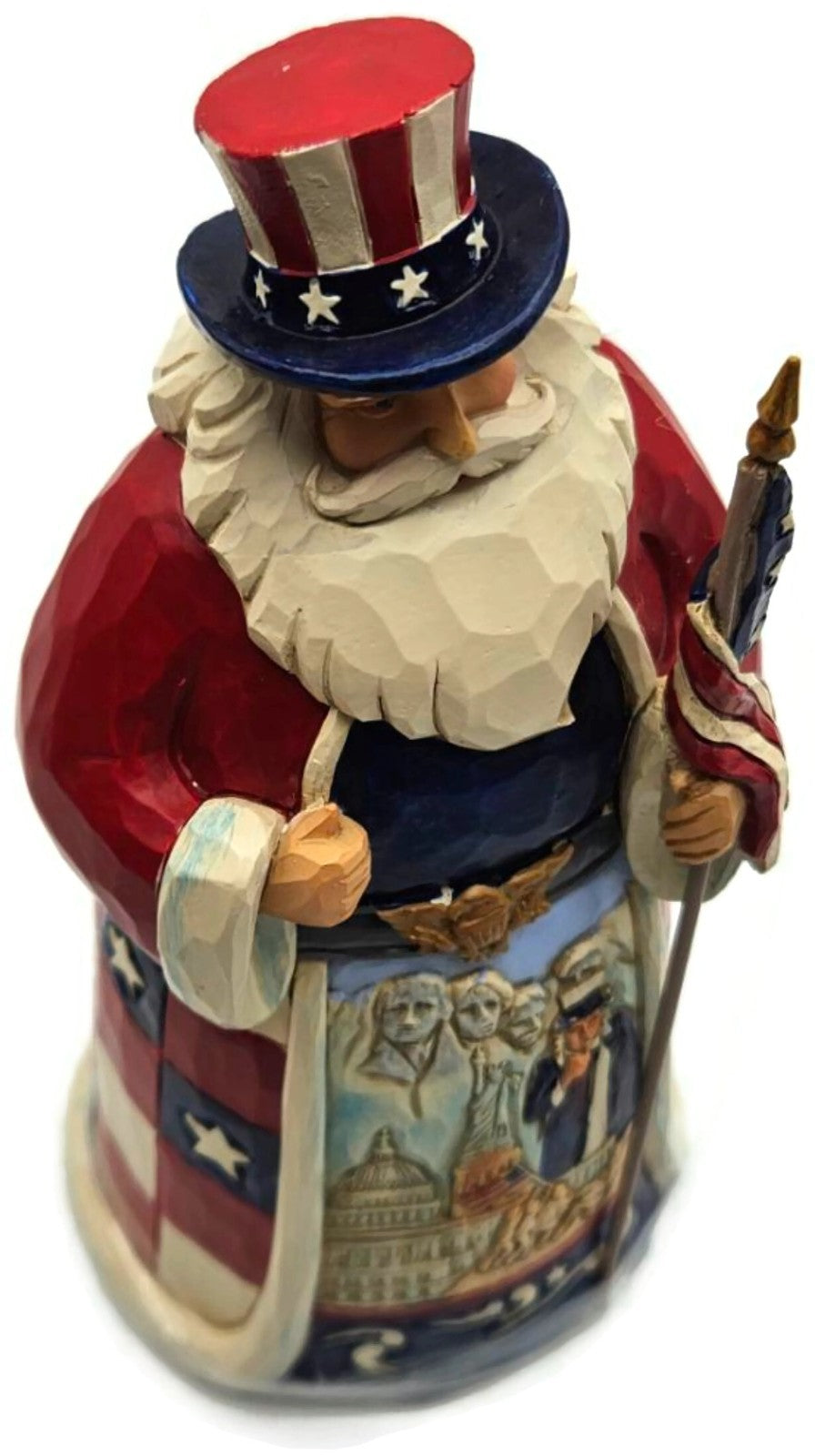 Jim Shore Star Spangled Santa Heartwood Creek Enesco Patriotic Holiday Figurine1