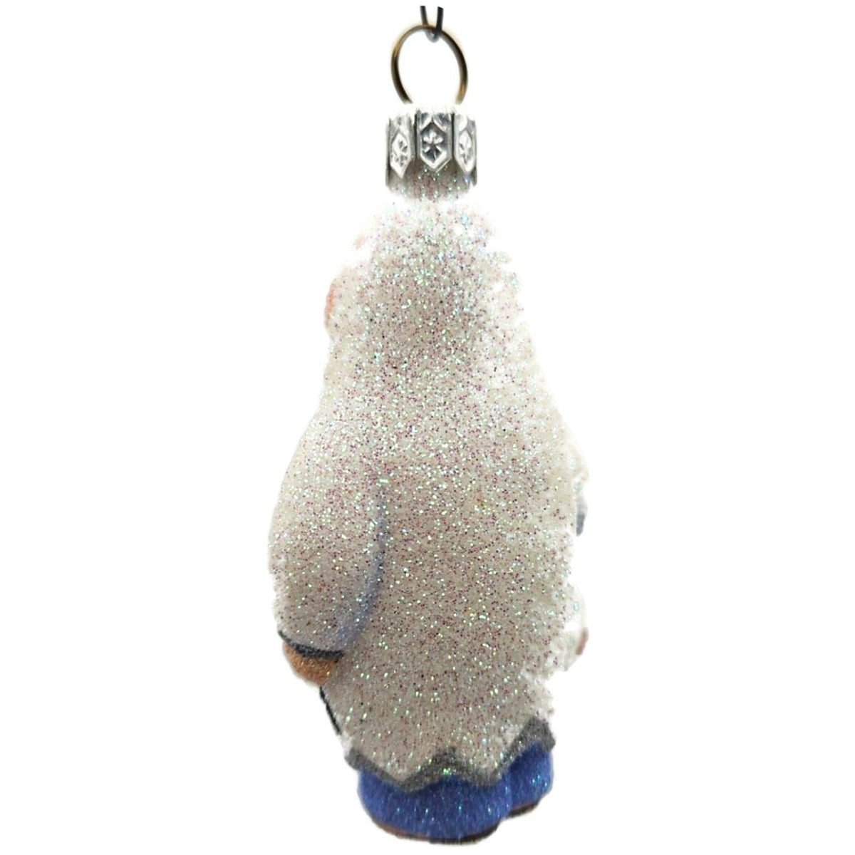 Patricia Breen Trickster Ghost White Halloween Bat Glass Christmas Ornament 26504
