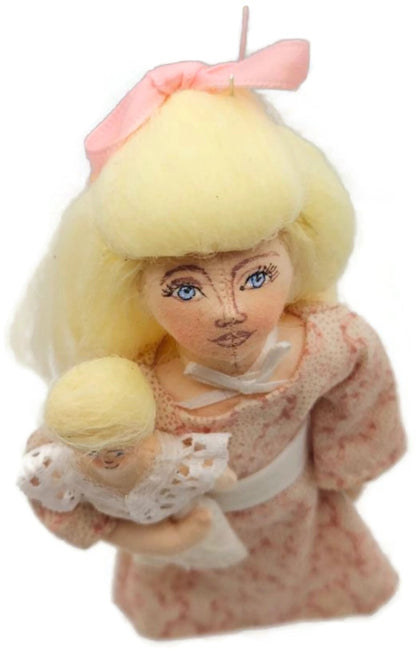 Gladys Boalt Clara Stahlbaum Nutcracker Doll Handmade Christmas Ornament USA8