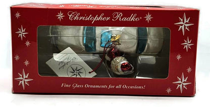 Christopher Radko Jaguar S-Type Santa Car Christmas Ornament 30104686