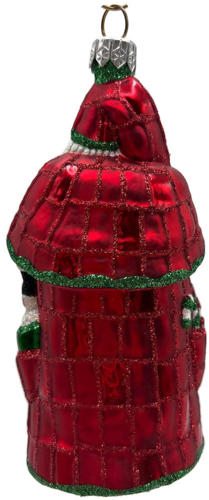 Patricia Breen Patchwork Santa Bear Snowman Candy Canes Christmas Ornament4