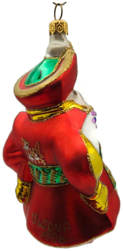 Kurt Adler Komozja Polonaise Polish Nobleman 1996 Glass Christmas Tree Ornament4
