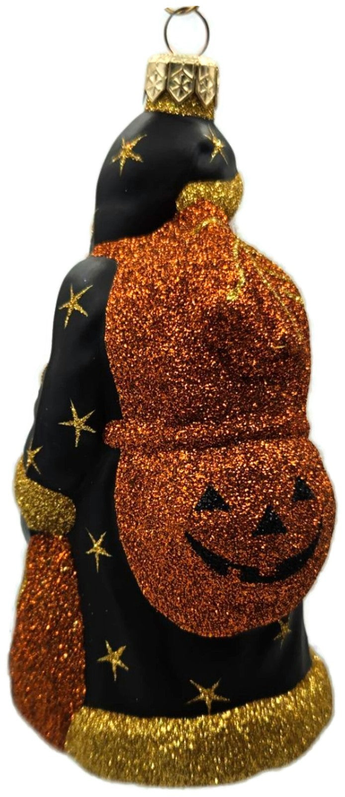 Patricia Breen Laden With Love Black Orange Pumpkin Halloween Ornament 98263