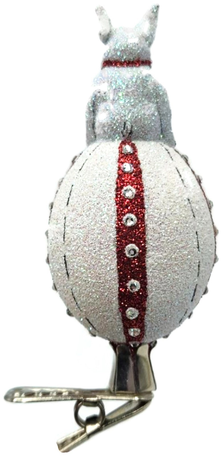 Patricia Breen Sitting Pretty Ladybugs White Red Clip On Easter Ornament 28991