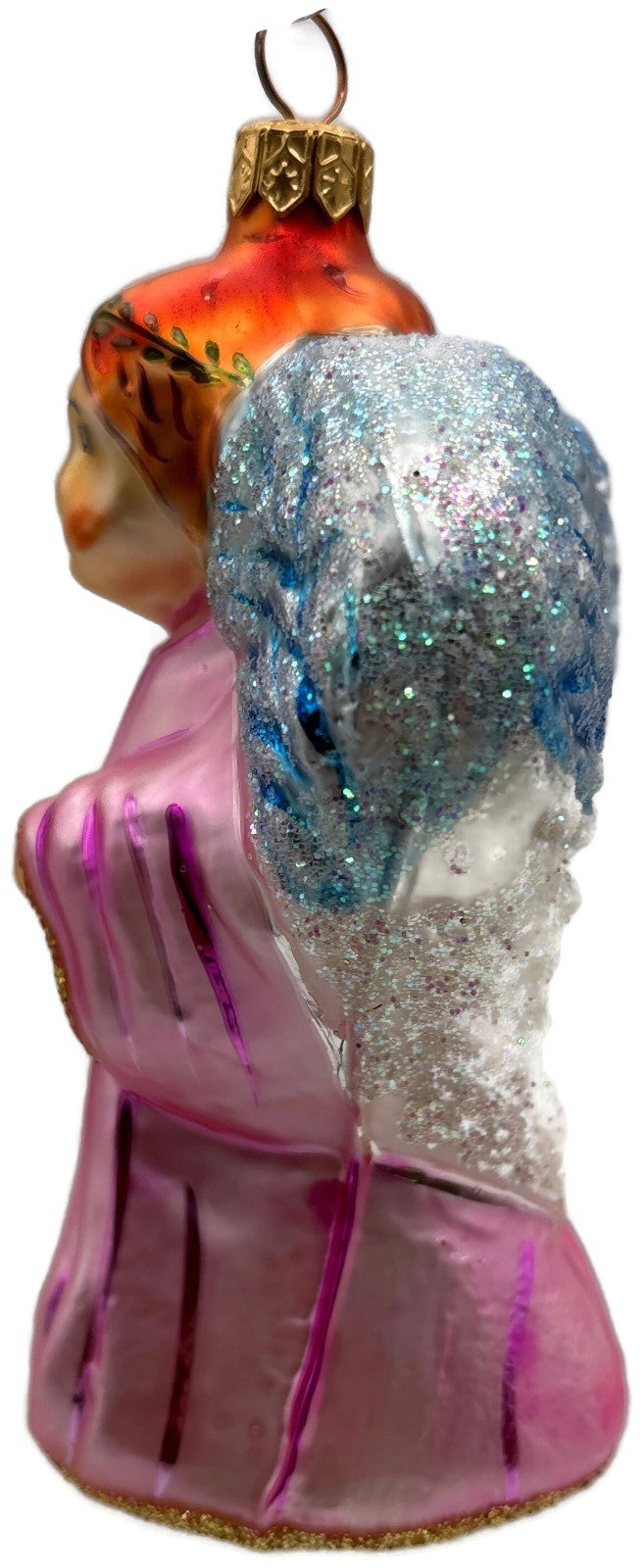 Christopher Radko On Wings of Hope Pink Angel Christmas Tree Ornament 95 SP 106