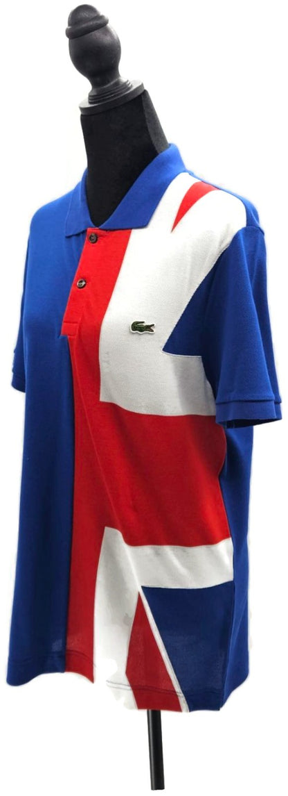 Lacoste 2012 Flag Collection Great Britain Union Jack Men's Polo Shirt XS NWT1