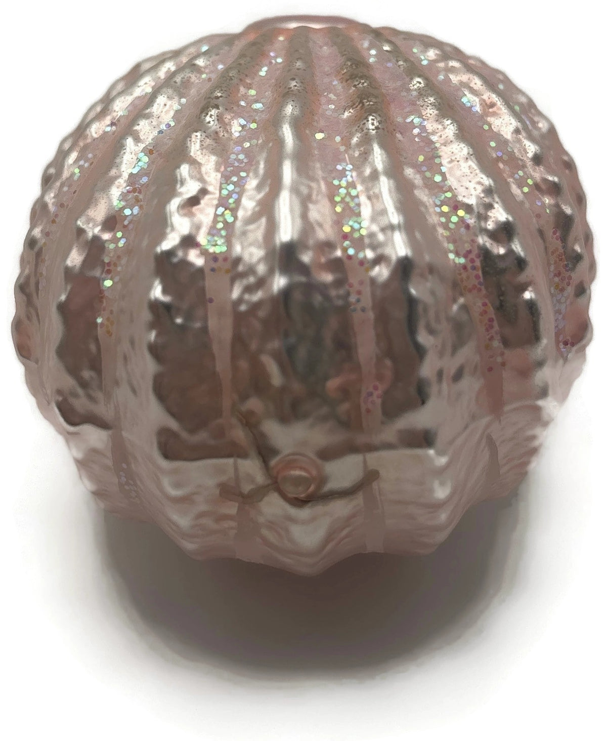 Inge-Glas OWC 3623 Pink Sea Shell German Glass Christmas Ornament Star Crown8
