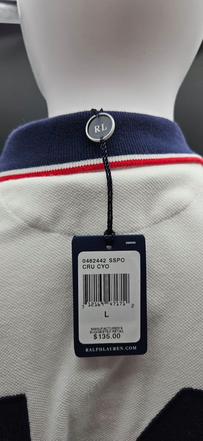 Polo Ralph Lauren The Skinny Polo USA Crest Big Pony Sash #14 Women's L9