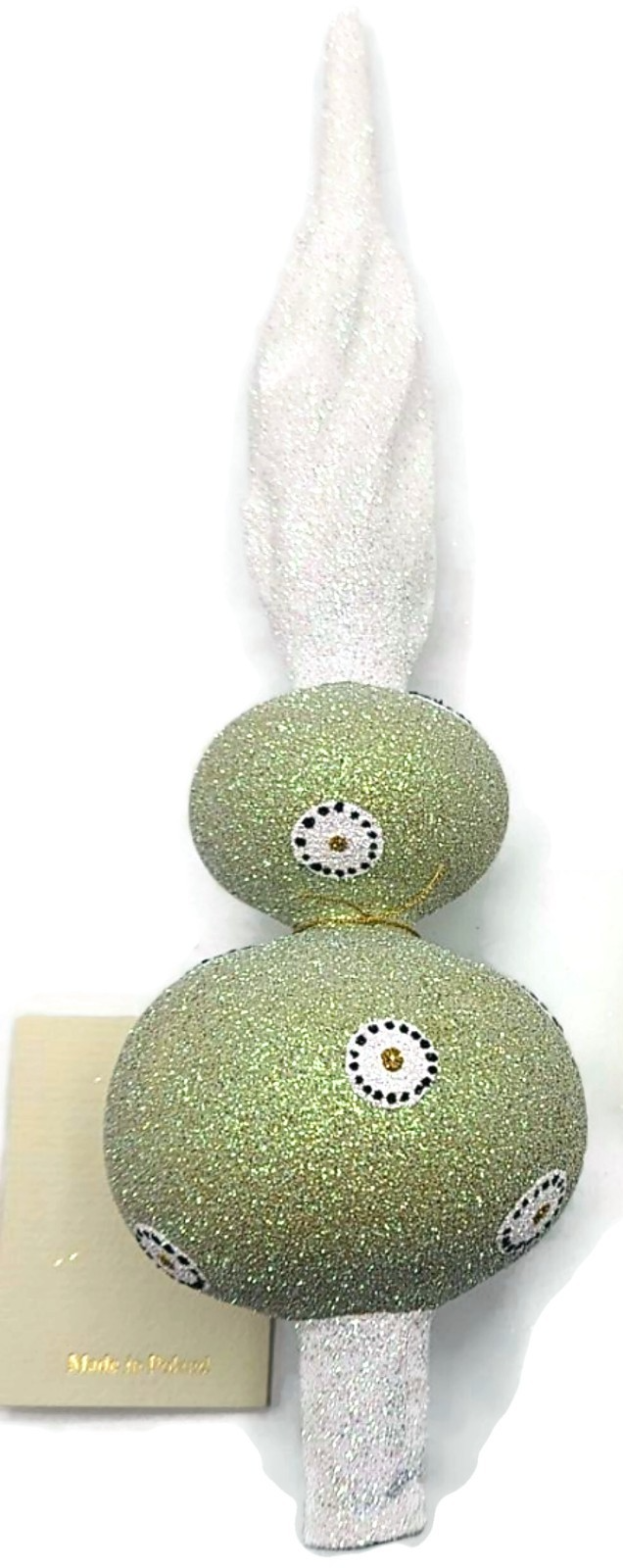 Patricia Breen Miniature Pastel Finial Green Spring Christmas Tree Topper 9900PB9