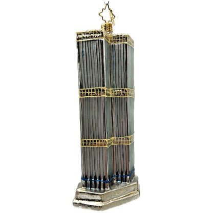 Christopher Radko Heroes All Twin Towers 9/11 NYC Patriotic Ornament 01 1099 08