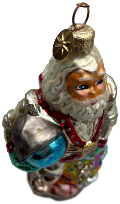 Christopher Radko 2000 Moon Walker Astronaut Santa Glass Ornament 00 386 010