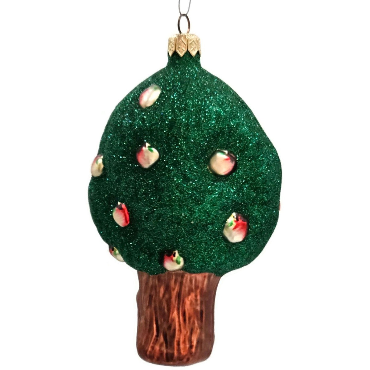 Patricia Breen Apple Tree Boy Red Shirt Matte Ladder Christmas Ornament 95477