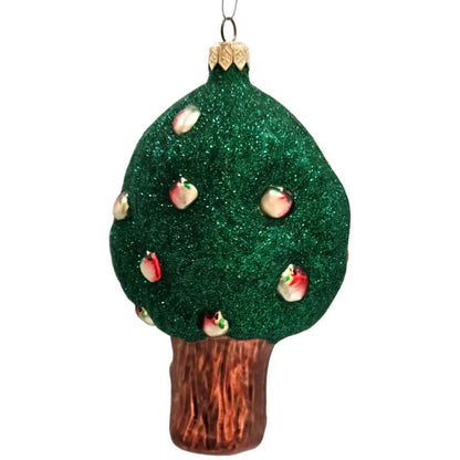 Patricia Breen Apple Tree Boy Red Shirt Matte Ladder Christmas Ornament 95477