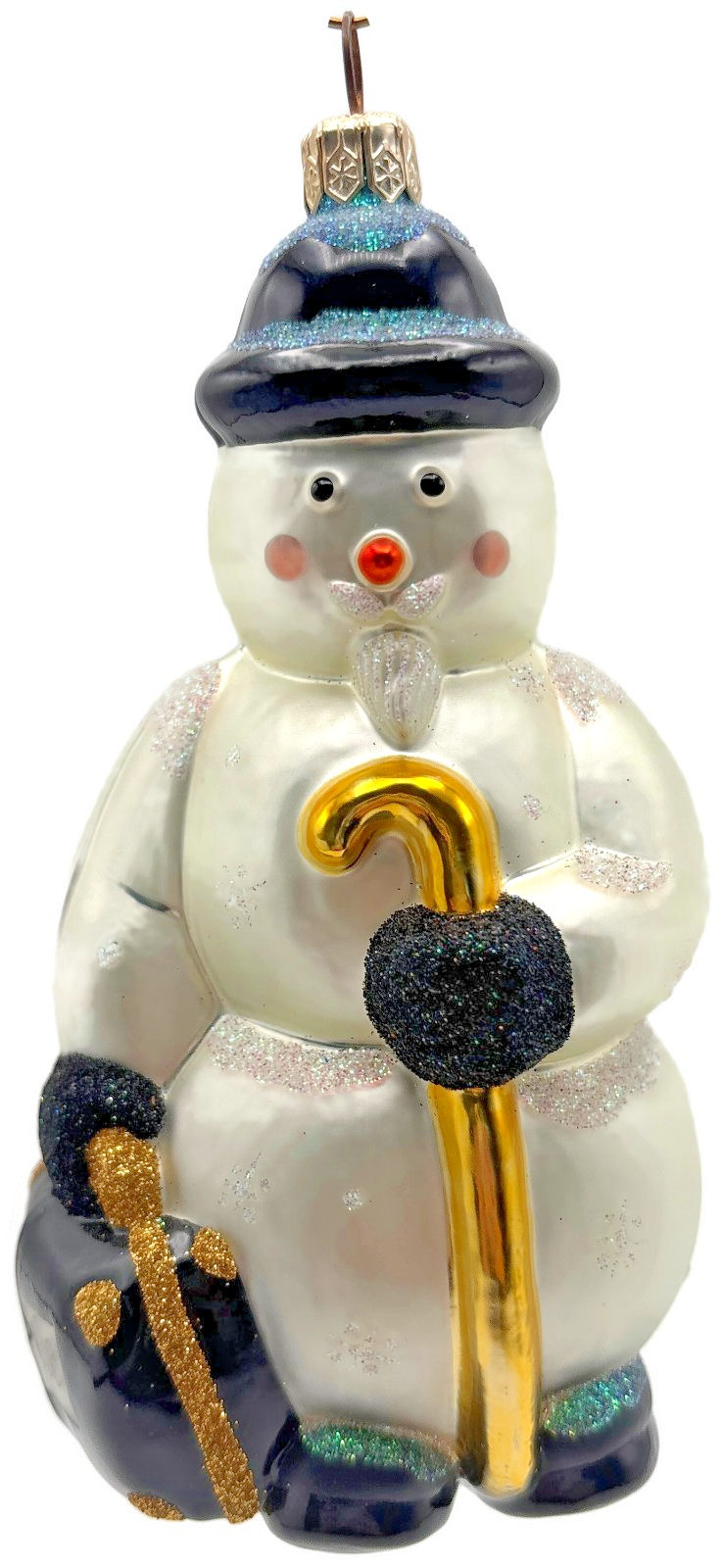 Patricia Breen 1999 Professor Mercury N Pole Snowman Christmas Ornament 99230