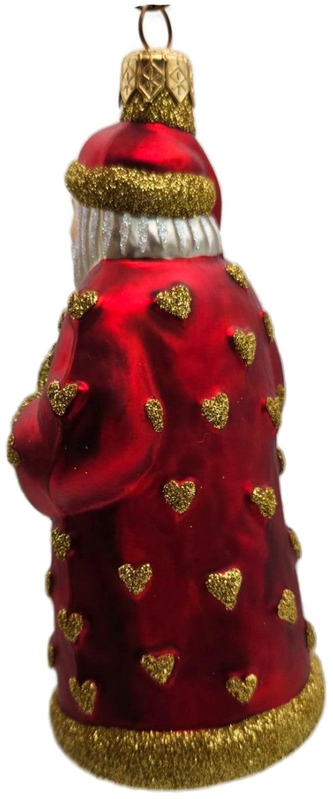 Patricia Breen I Love You Santa Gold Hearts Valentines Christmas Ornament 97256