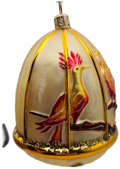 Patricia Breen Four Calling Birds Gold 12 Days of Christmas Series Ornament 20152