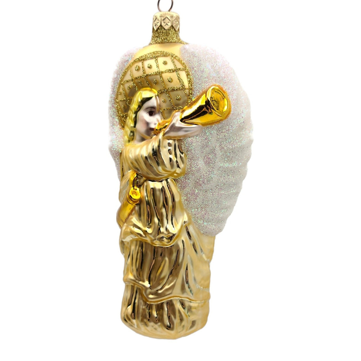 Patricia Breen Blow Gabriel Blow Eyes Open Fine Art Angel Holiday Ornament 96043