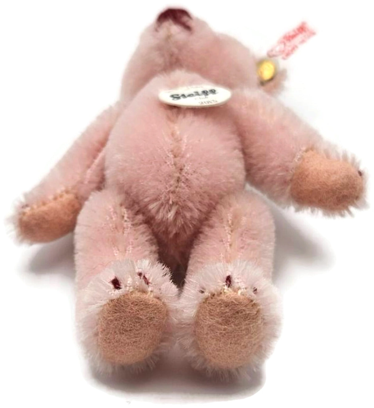 Steiff Club 2013 Annual Loyalty Gift Teddy Bear Rose Pink Mohair 10 CM With COA8