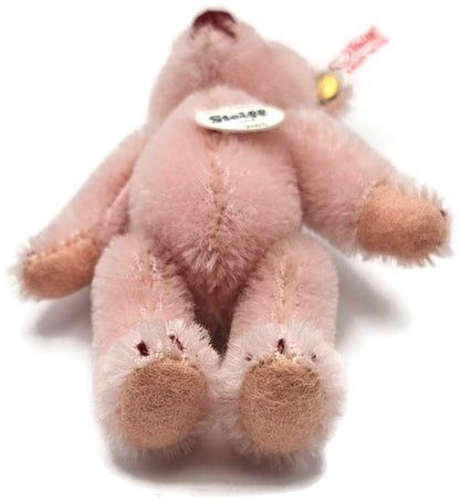 Steiff Club 2013 Annual Loyalty Gift Teddy Bear Rose Pink Mohair 10 CM With COA8