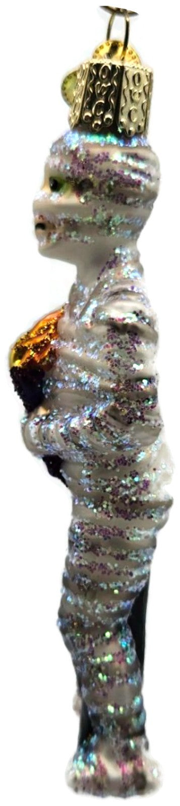 Old World Christmas 2009 Menacing Mummy OWC Glass Halloween Decoration Ornament7