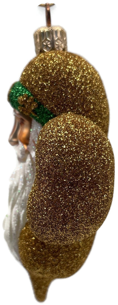 Patricia Breen Eire Santa Gold Shamrock St. Patrick's Christmas Ornament 21076
