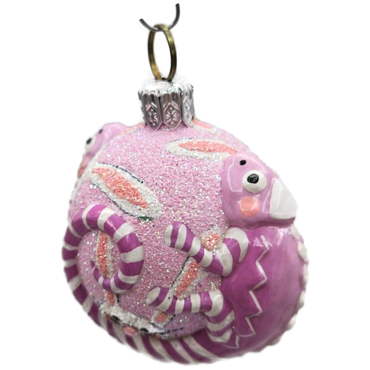 Patricia Breen For James Twice Bunnies Chameleon Easter Christmas Ornament 25811