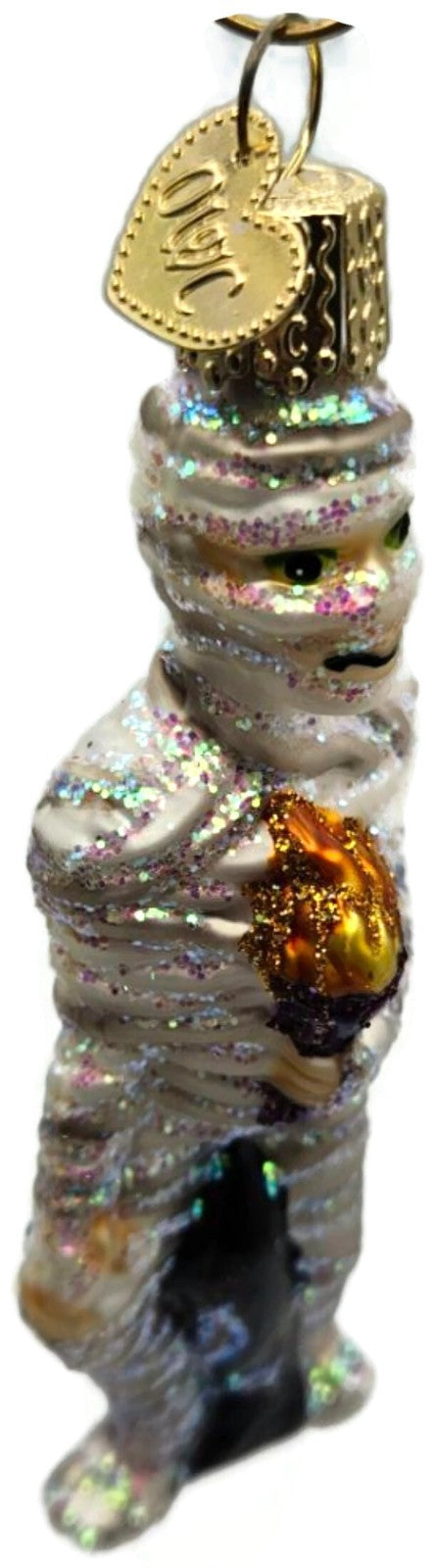 Old World Christmas 2009 Menacing Mummy OWC Glass Halloween Decoration Ornament1