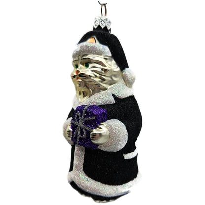 Patricia Breen Kitty Claus Black Purple Present Cat Halloween Ornament 9656AUC8