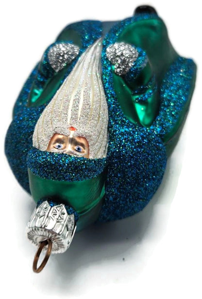 Patricia Breen Scarab Santa Claus Turquoise Bug Spring Christmas Ornament 2000NM5