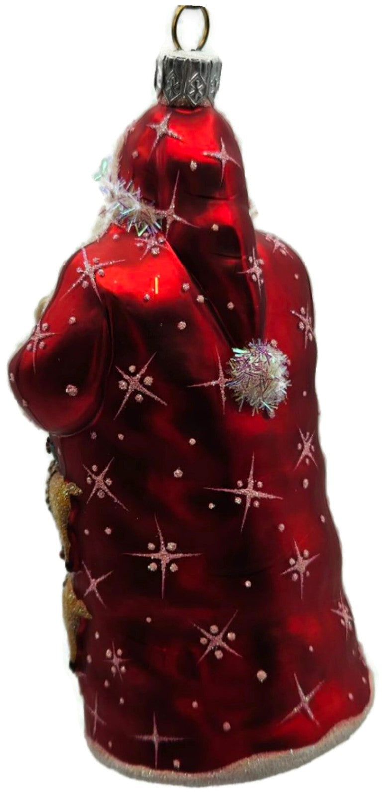 Patricia Breen Everyone Can Lead Red Santa Reindeer Christmas Ornament 26099