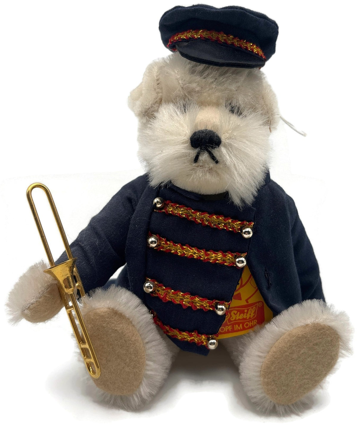 Steiff Golden Age Of The Circus Dog Bandsman 0121,19  Stuffed Animal Plush Toy0
