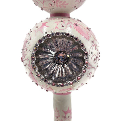 Patricia Breen Summit Finial Chinoiserie Pink Spring Christmas Tree Topper 31332