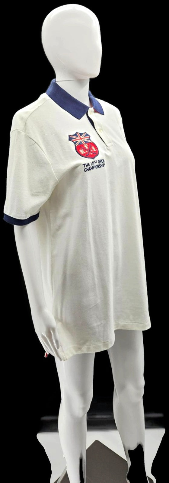 Polo Golf Ralph Lauren 131st Open Championship 2002 White Polo Shirt M NWT6