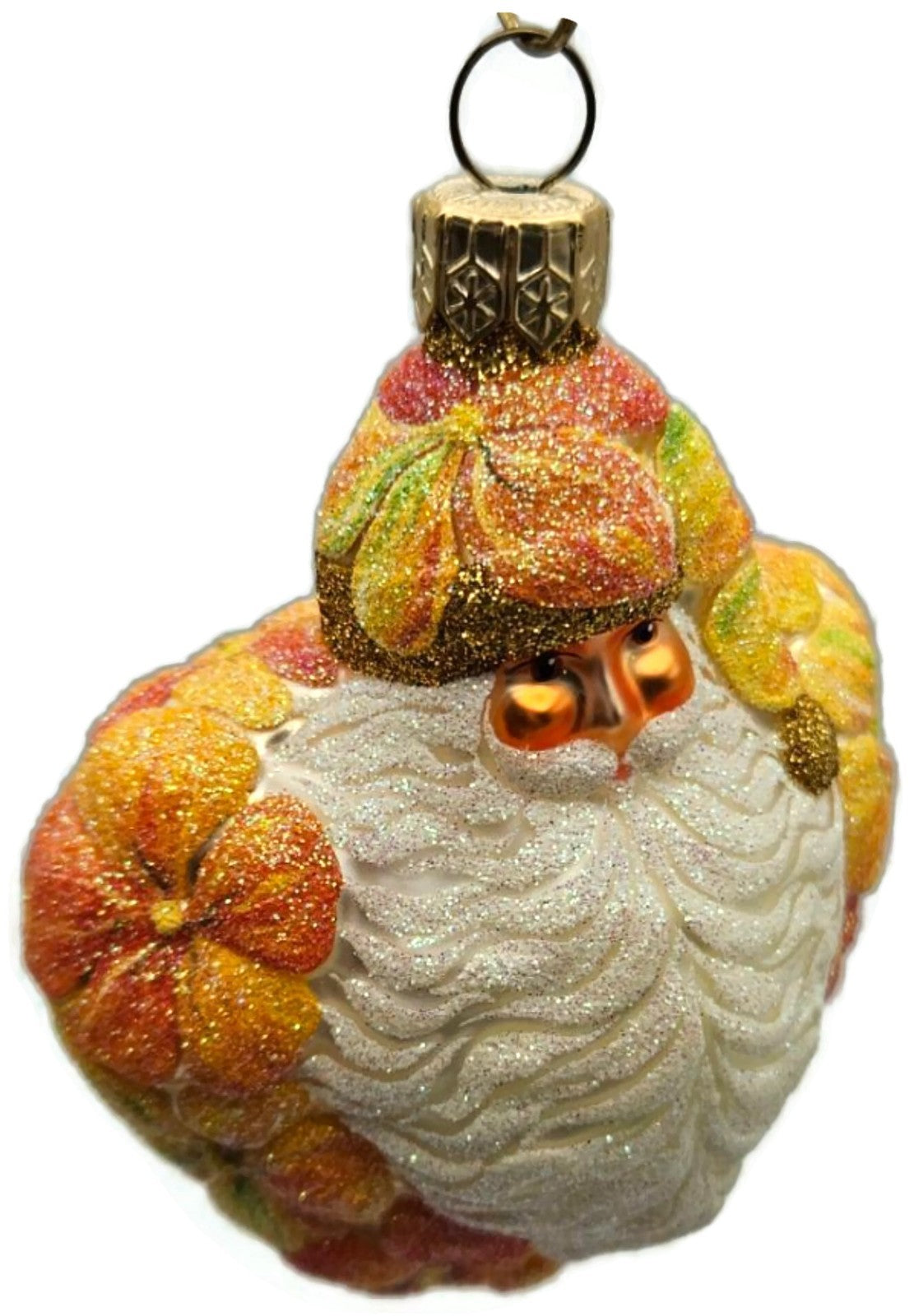 Patricia Breen Heart for Henry Nasturtium Orange Claus Spring Ornament 24151