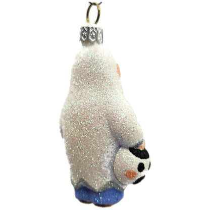 Patricia Breen Trickster Ghost White Halloween Bat Glass Christmas Ornament 26505