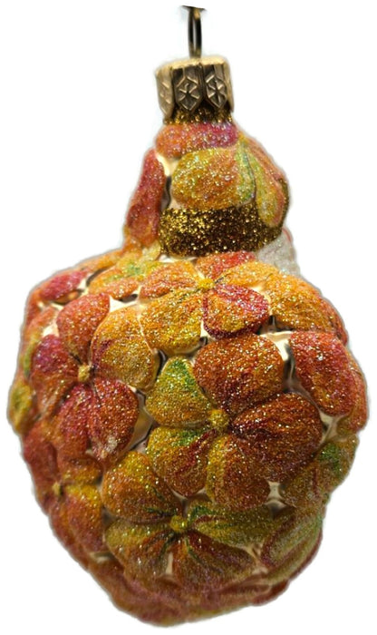Patricia Breen Heart for Henry Nasturtium Orange Claus Spring Ornament 24154
