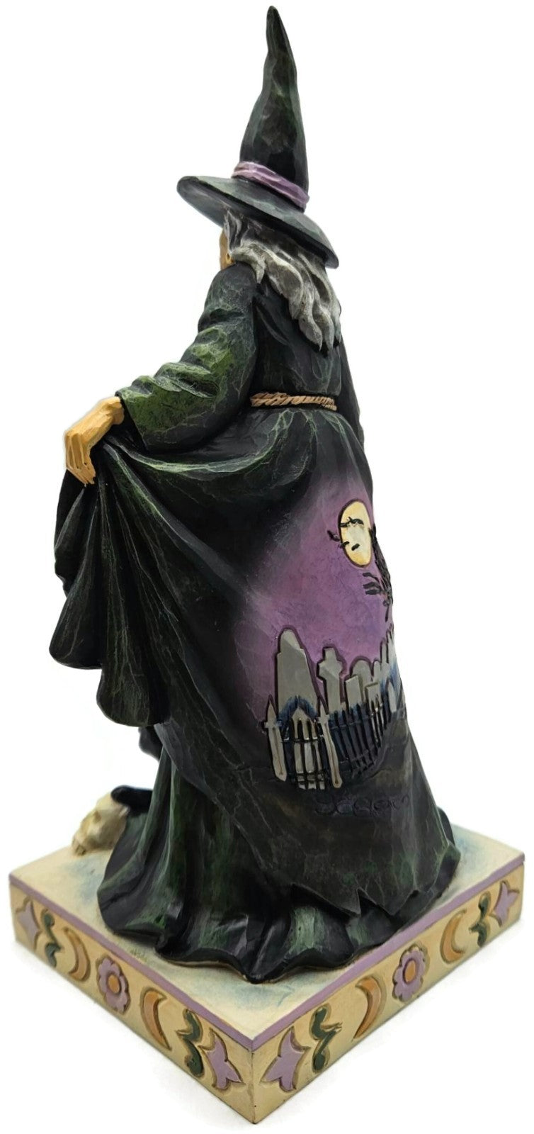 Jim Shore Heartwood Creek Wicked This Way Witch with Skulls in Skirt Figurine4