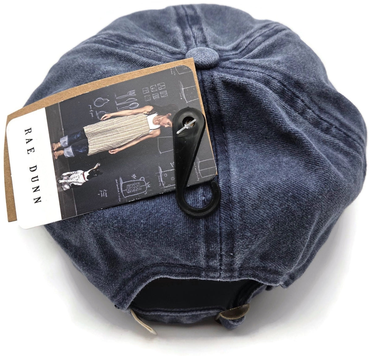 Rae Dunn David and Young Blessed Baseball Cap Navy Blue Denim Adjustable Hat New6