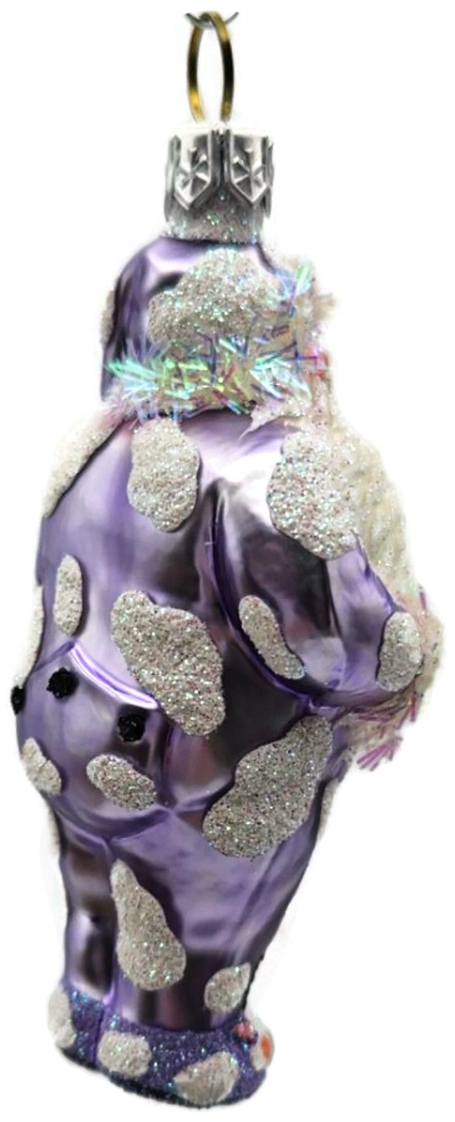 Patricia Breen Good Night Henry Cow Purple Santa Christmas Ornament 2615GIFT11