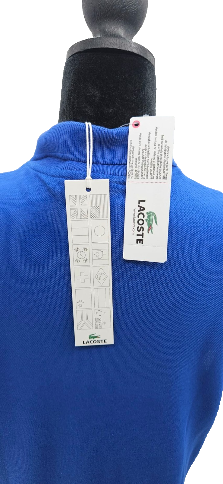Lacoste 2012 Flag Collection Great Britain Union Jack Men's Polo Shirt XS NWT10