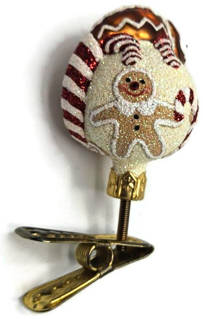 Patricia Breen Ultra Miniature Chameleon Gingerbread Christmas Ornament 25507