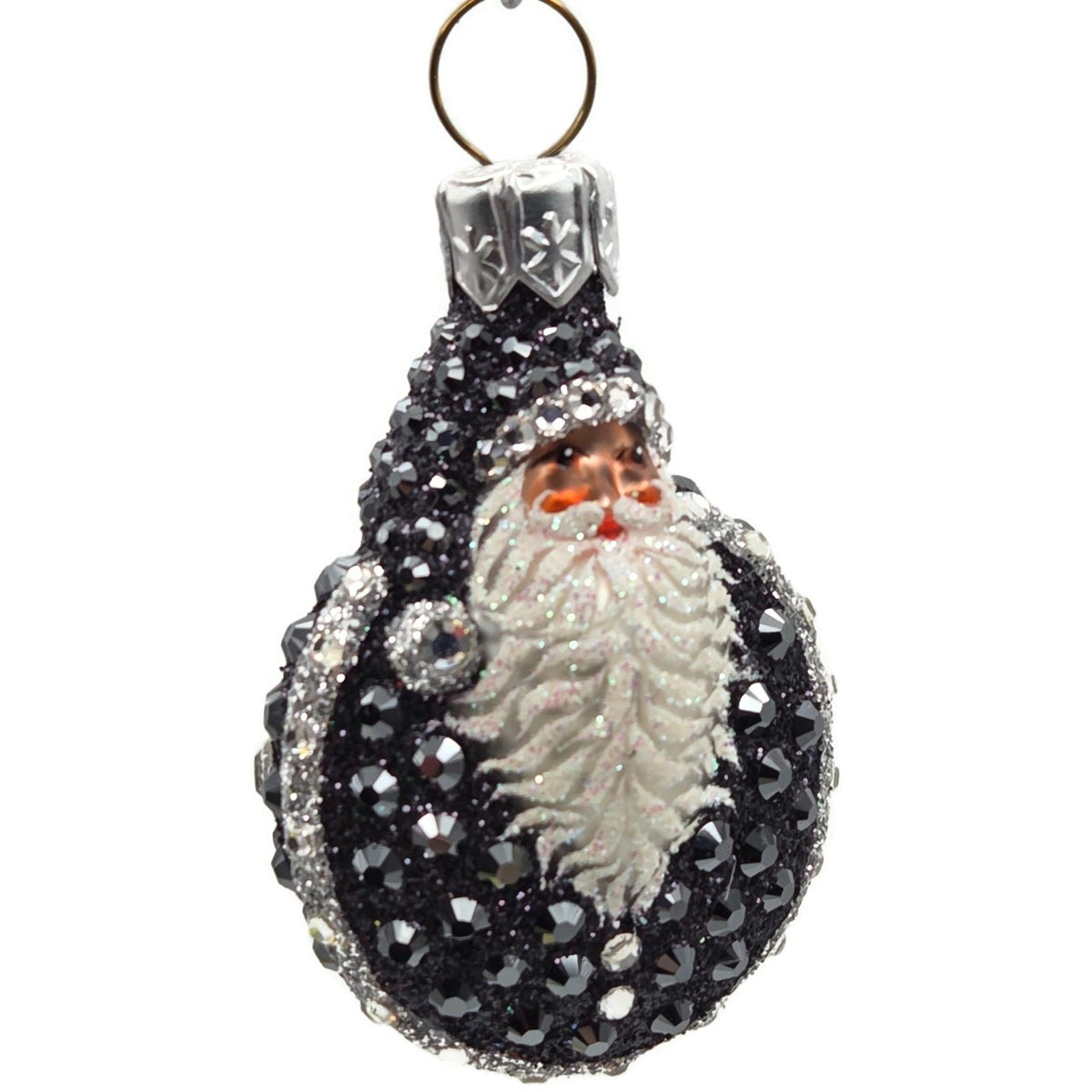 Patricia Breen Ladybug Noel Black Jeweled Polka Dots Christmas Ornament 25278