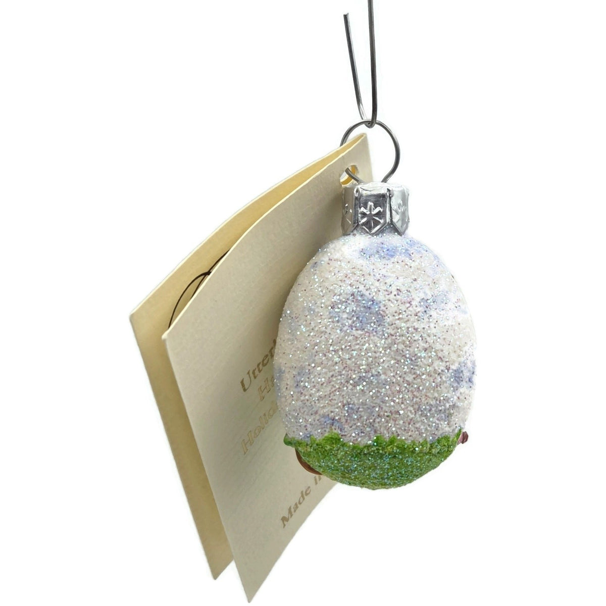 Patricia Breen Miniature Egg Surprise Betrothal Bunny Glass Easter Ornament 31386