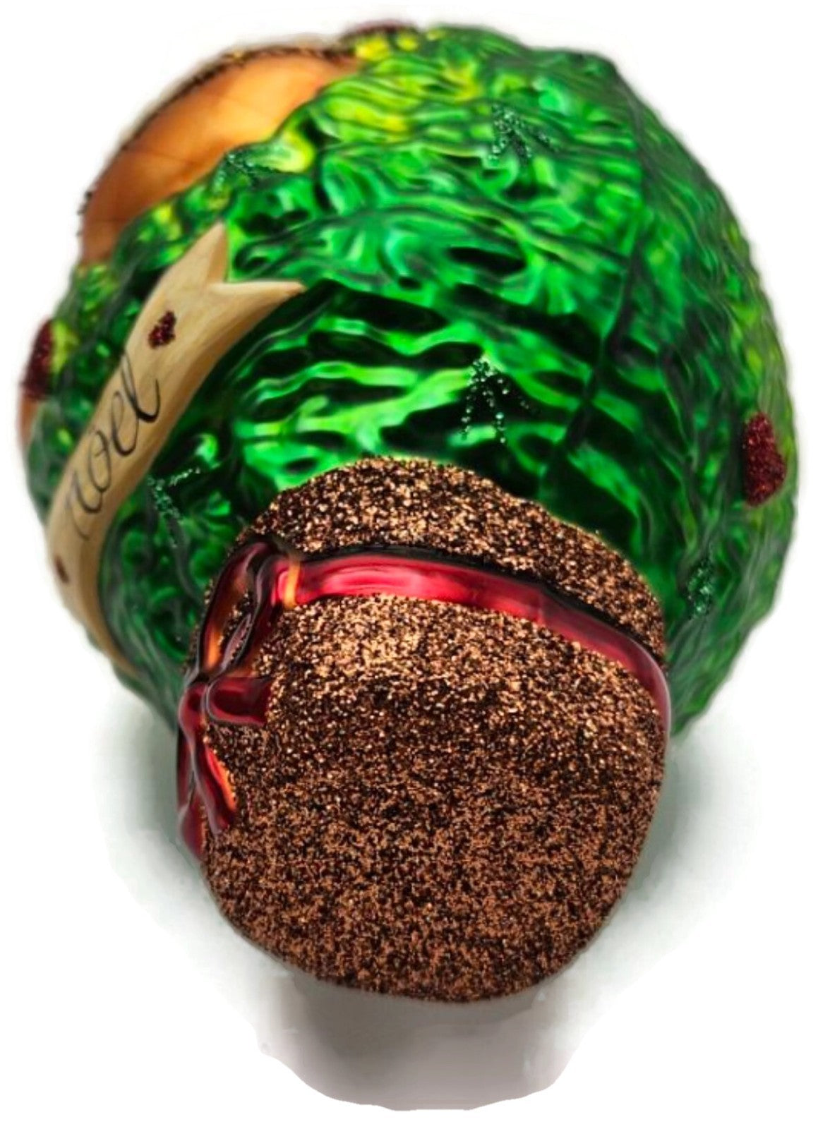 Patricia Breen Three French Hens Glittered Trunk Christmas Tree Ornament 20429