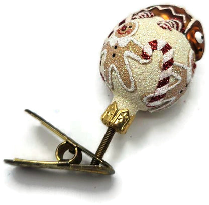Patricia Breen Ultra Miniature Chameleon Gingerbread Christmas Ornament 25501