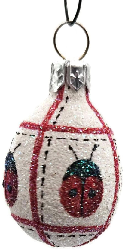 Patricia Breen Miniature Egg Ladybug Ladybug Easter Christmas Tree Ornament 25317