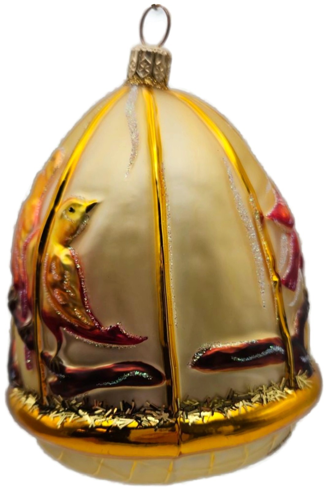 Patricia Breen Four Calling Birds Gold 12 Days of Christmas Series Ornament 20157