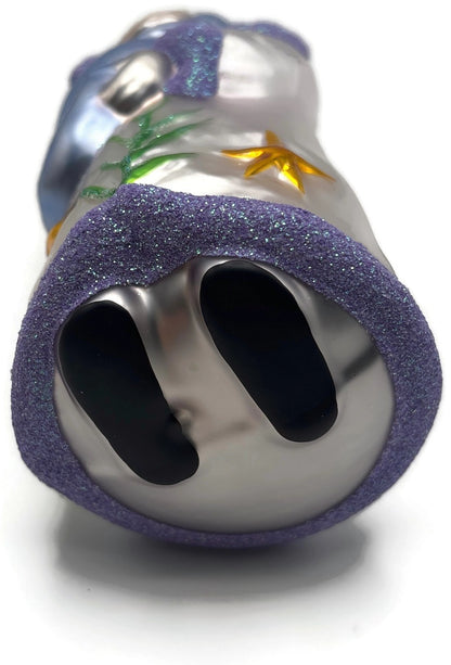 Patricia Breen Poseidon Santa Deep Sea Lavender Summer Nautical Ornament 99949