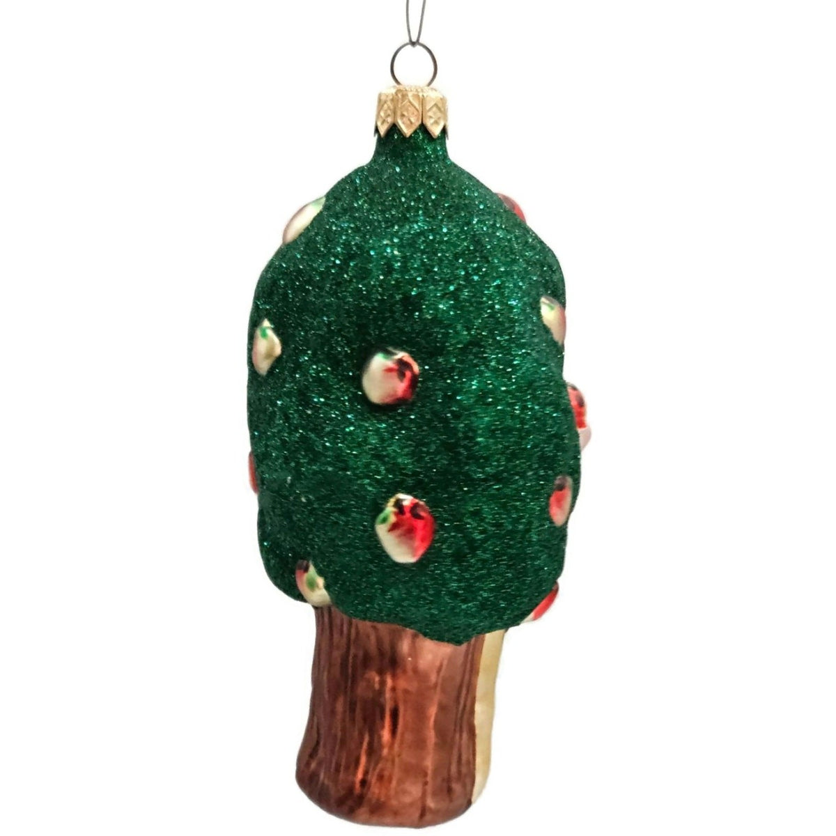 Patricia Breen Apple Tree Boy Red Shirt Matte Ladder Christmas Ornament 95476