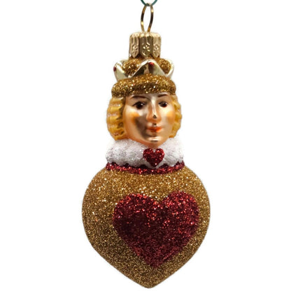 Patricia Breen Miniature Queen of Hearts Red Valentines Christmas Ornament 23351